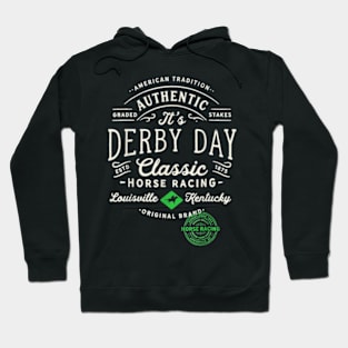 Funny Horse Derby Party Blue Hoodie